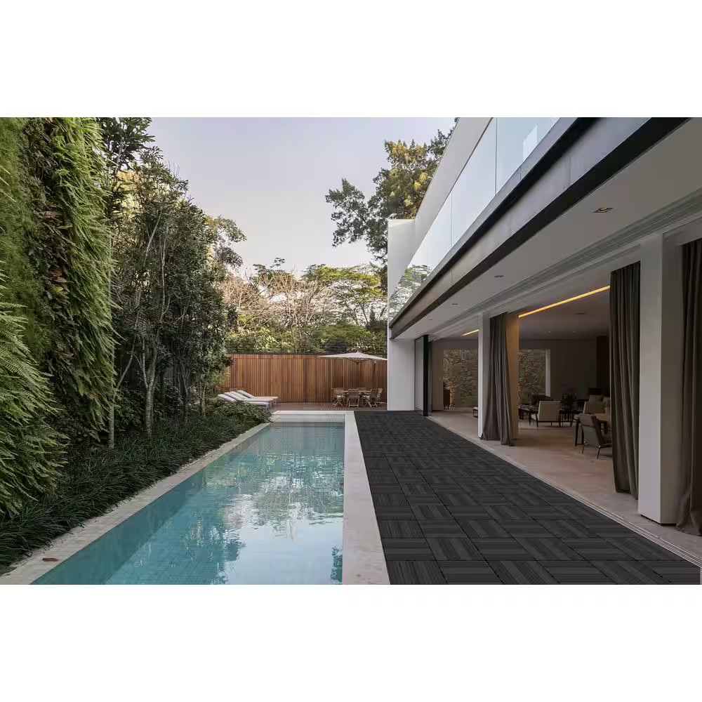 1 Ft. X 1 Ft. Square Polypropylene DIY Interlocking Deck Tiles, DIY Modular Inte