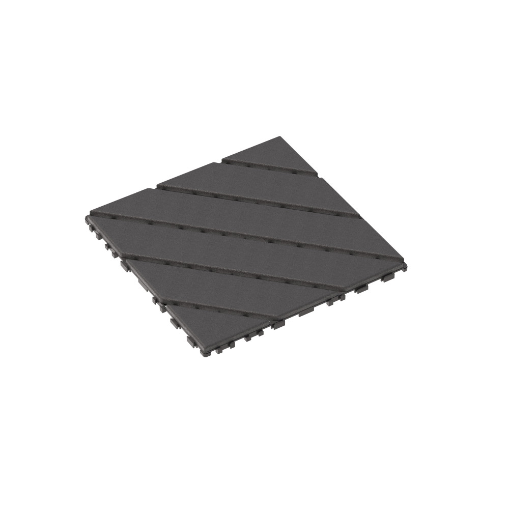 44Pcs Plastic Interlocking Deck Tiles Patio Deck Tiles,12″x12″ Square Waterproof