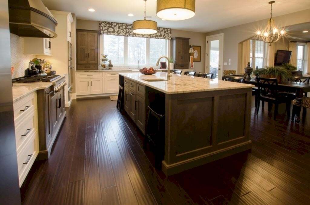 8″ Sample Piece – Ambient® Java Handscraped XtraWide Click Bamboo Flooring