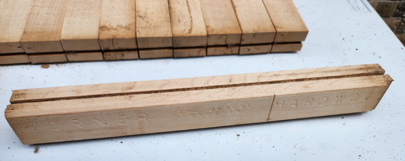 Vintage Horner Hardwood Maple Parquet Flooring 1″×12″×12″ 1 Square Foot