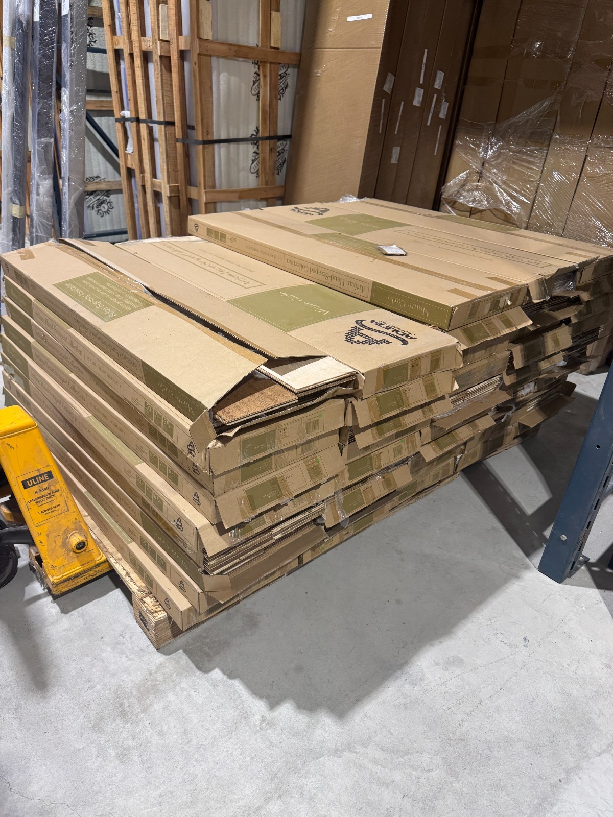 1200 Sq ft Monte Carlo Giacomo Hand Scraped Engineered Hardwood Flooring
