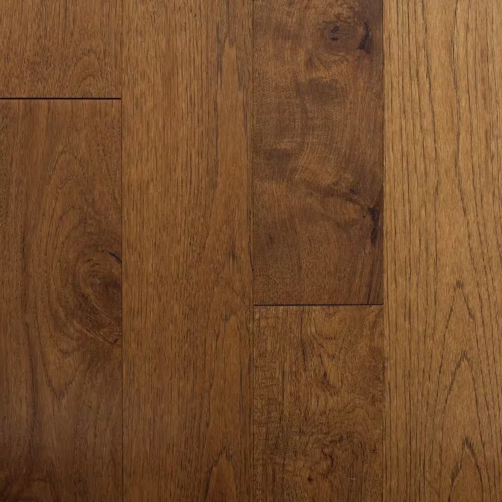 Nuthatch Hickory 3/4 In. T X 5 In. W Smooth Solid Hardwood Flooring (20 Sq.Ft./C