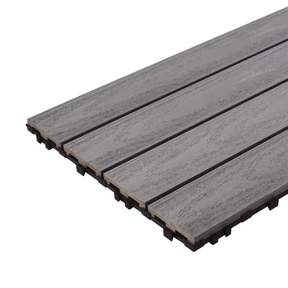 UltraShield Naturale 1×2 Composite Deck Tile Westminster Gray 20 Sq Ft Box