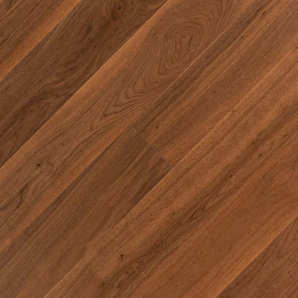 Gannett Peak Walnut 1/4 In. T X 6.5 In. W Click Lock Engineered Hardwood Floorin