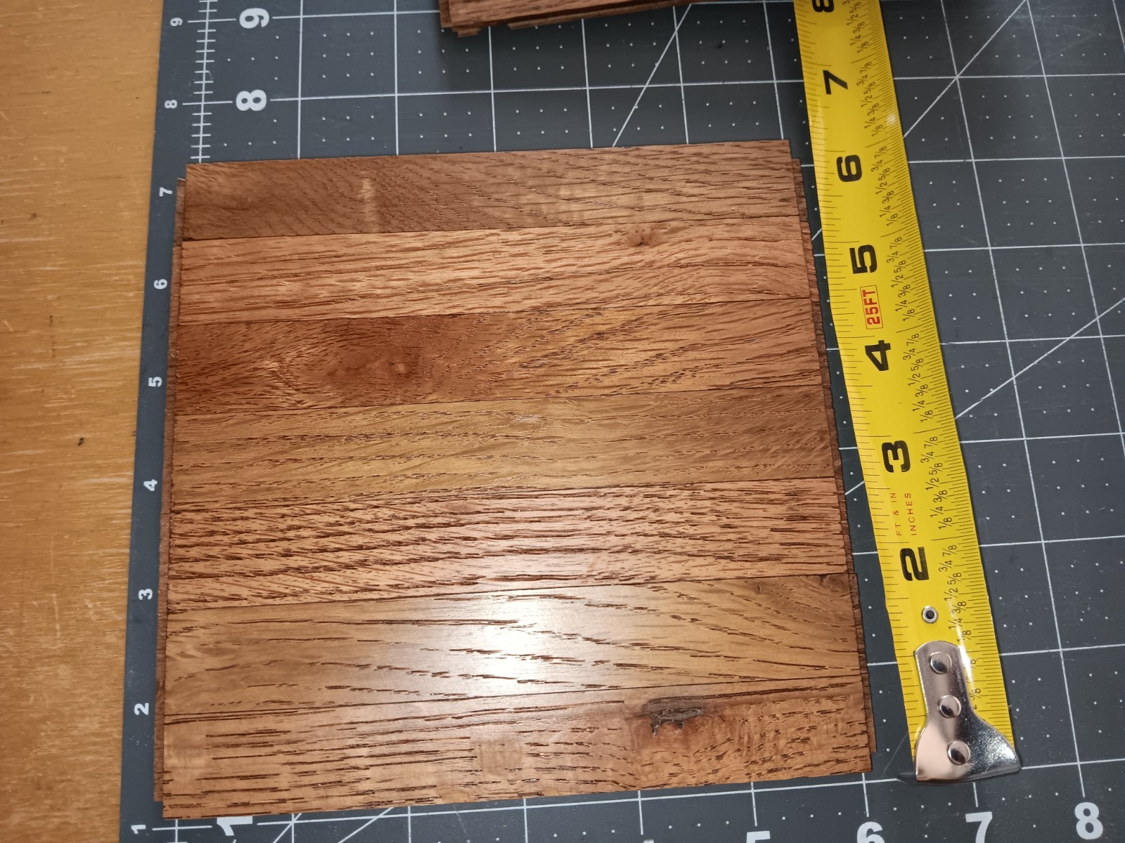 20 pack = 5 square feet COLOR TILE HONEY TAVERN Red Oak Parquet Floor Tiles NEW