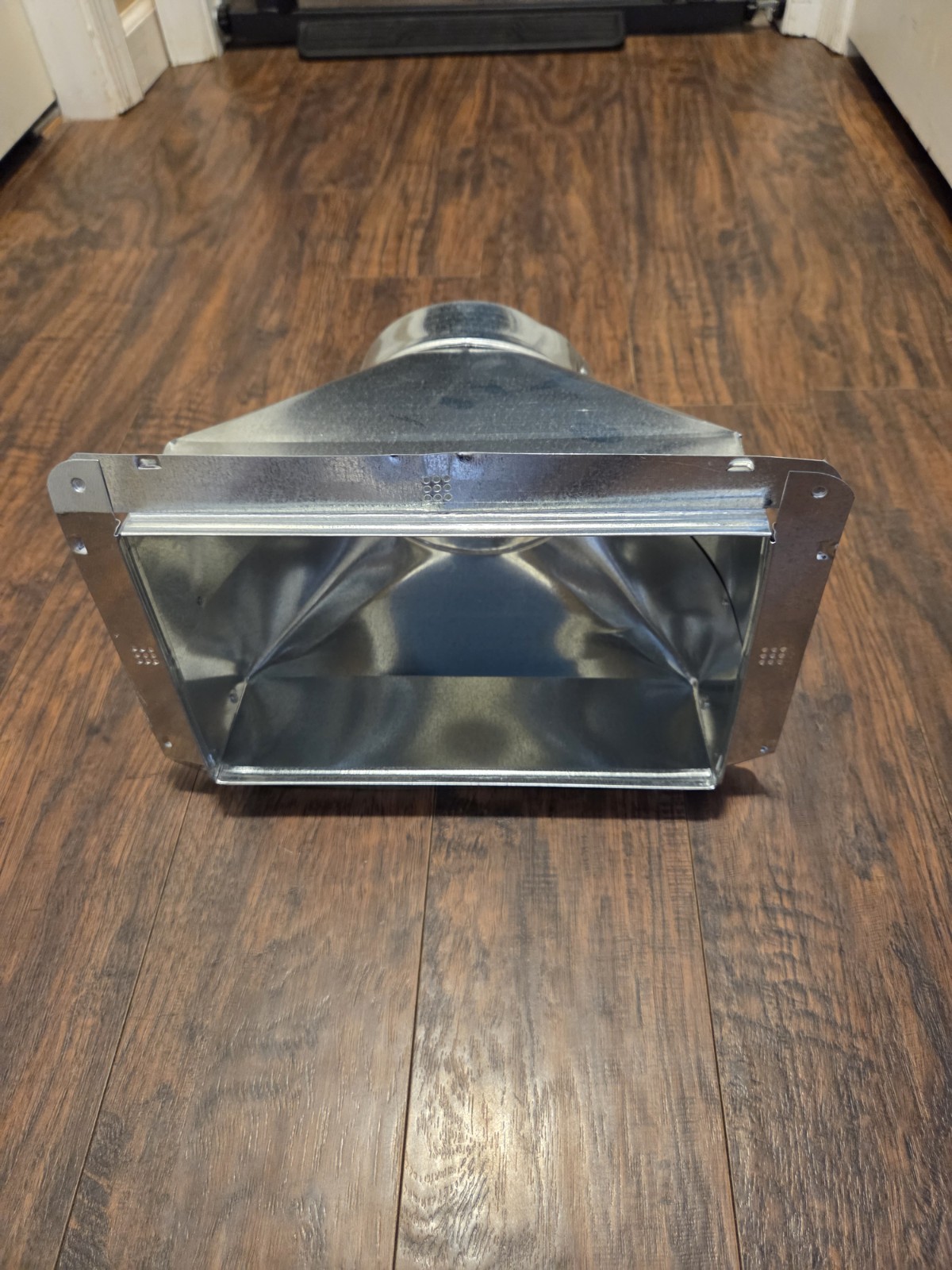 Master Flow 12 in. x 4 in. to 6 in. Universal Register Box with Flange