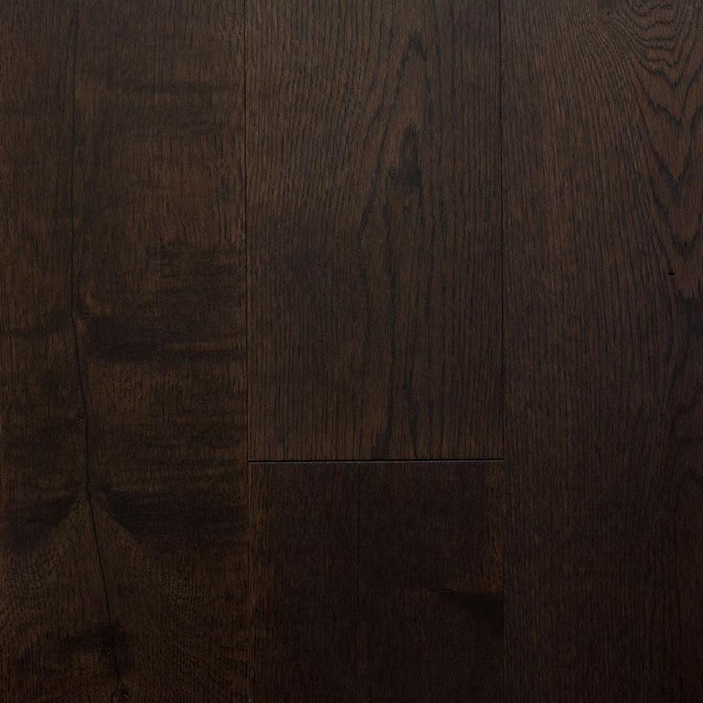 Castlebury French Roast Eurosawn White Oak 3/4 In. T X 4 In. W Wire Brushed Soli