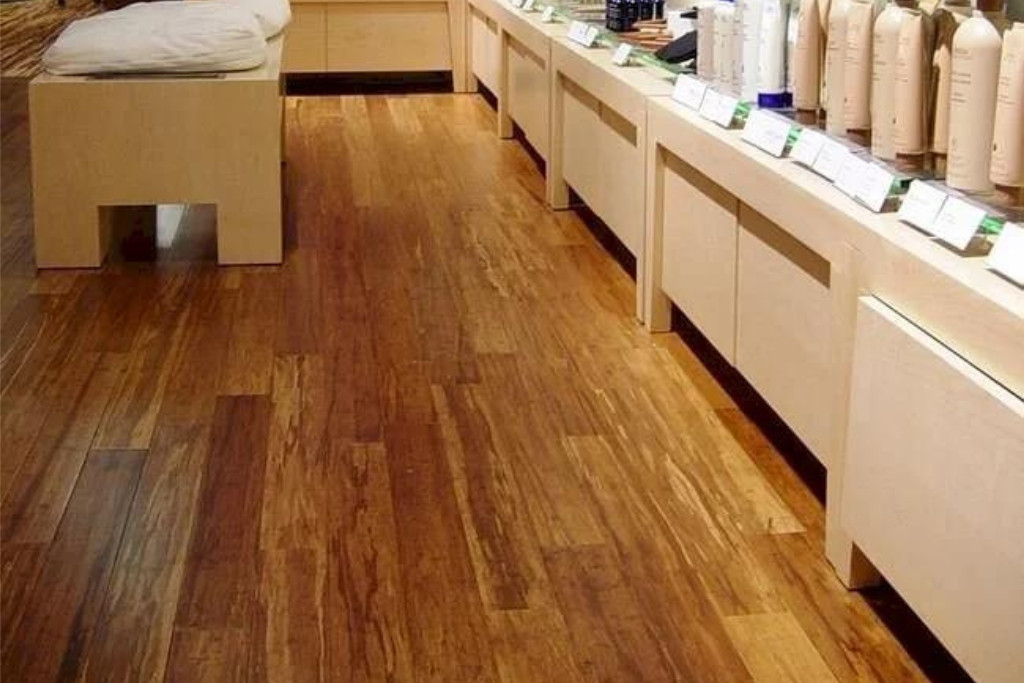 8″ Sample Piece – Ambient® Carbonized Click Bamboo Flooring (Sample)