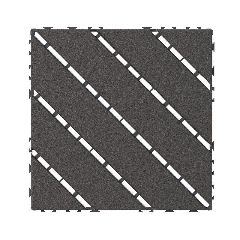 44 Pcs 12″x12″ Plastic Interlocking Deck Tiles Patio Deck Tile Waterproof Pavers