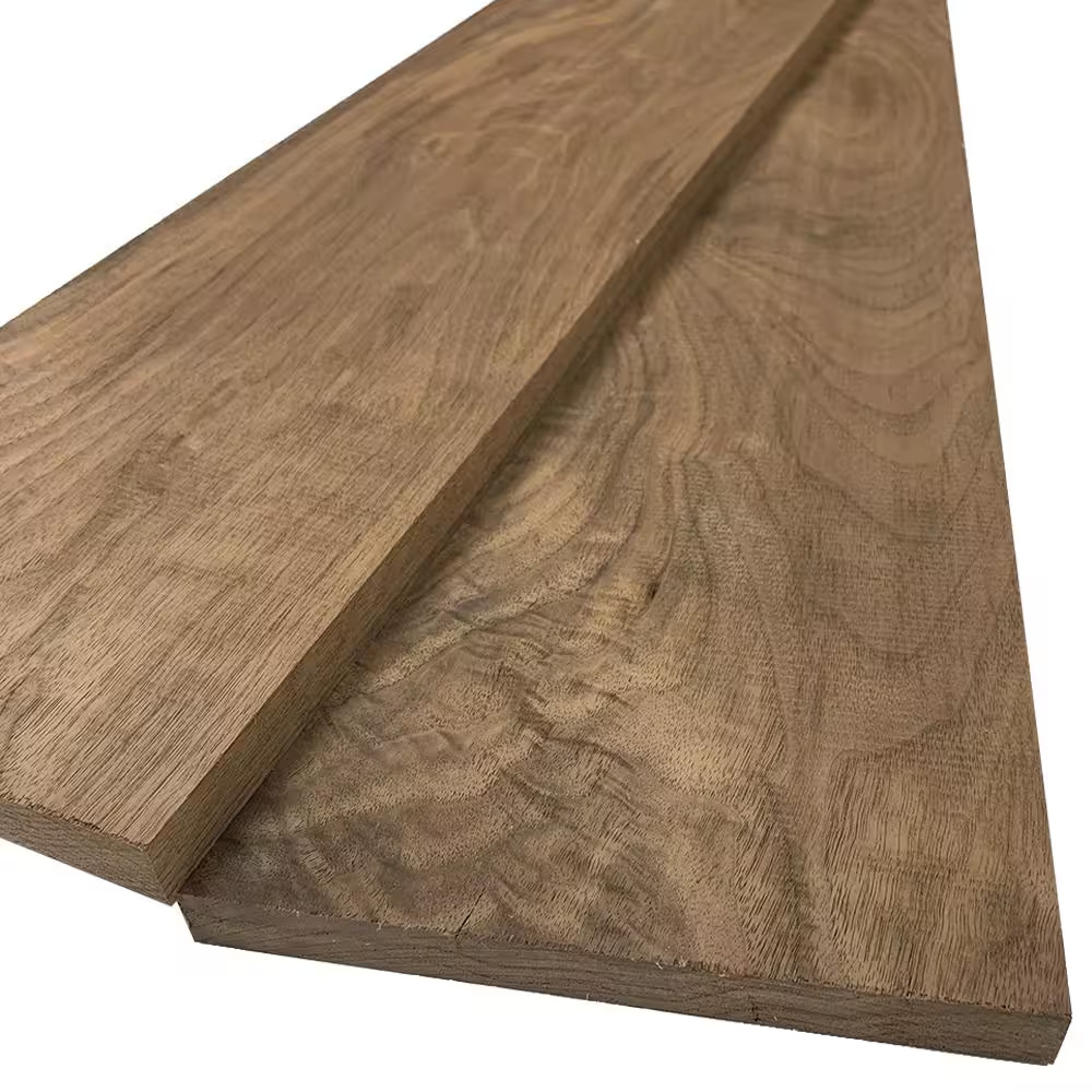 1 In. X 8 In. X 4 Ft. Walnut S4S Hardwood Board (2-Pack)
