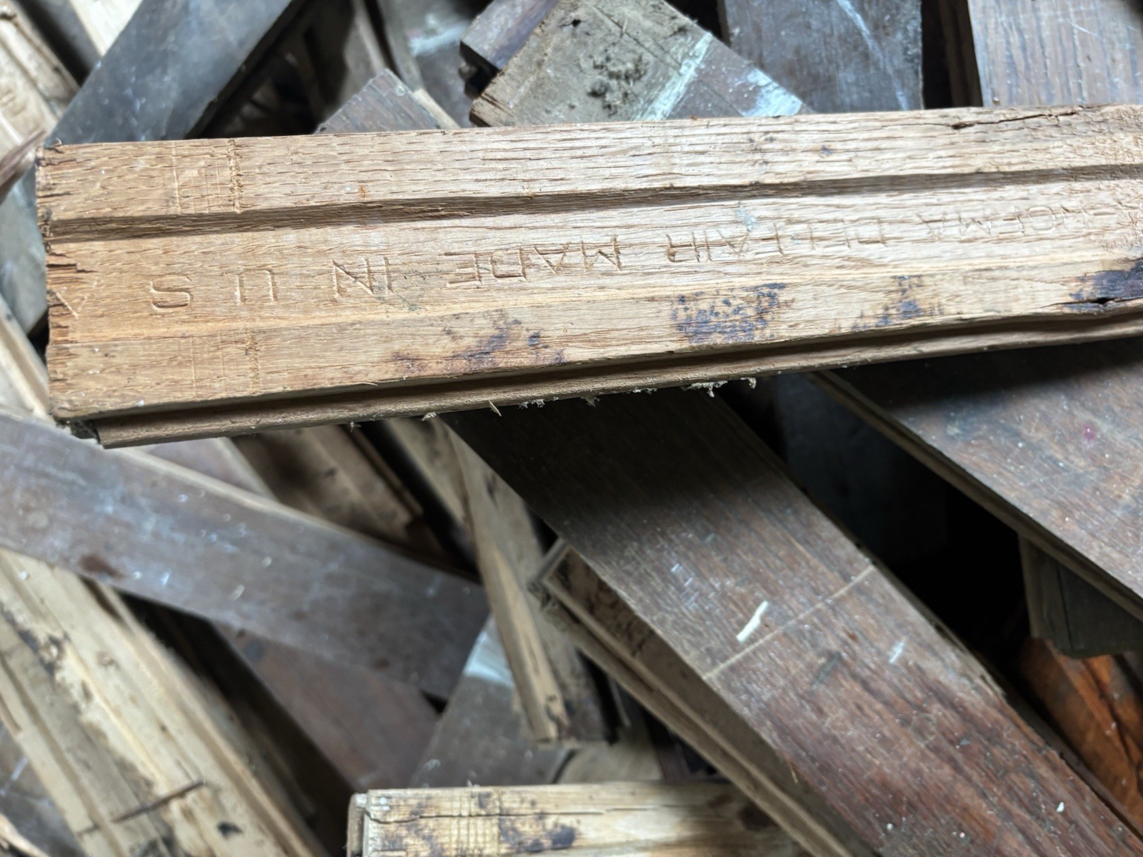 Beautiful Antique Tongue & Groove Reclaimed Floor Boards 21/2”x3/4”x3’ Planks.