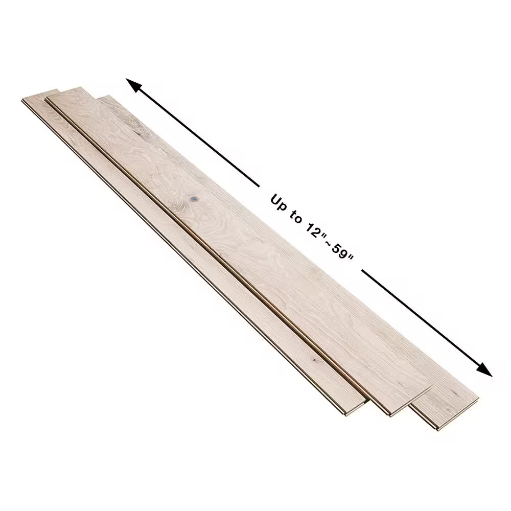 Doran French Oak 3/4 In. T X 5 In. W Wire Brushed Solid Hardwood Flooring (22.6