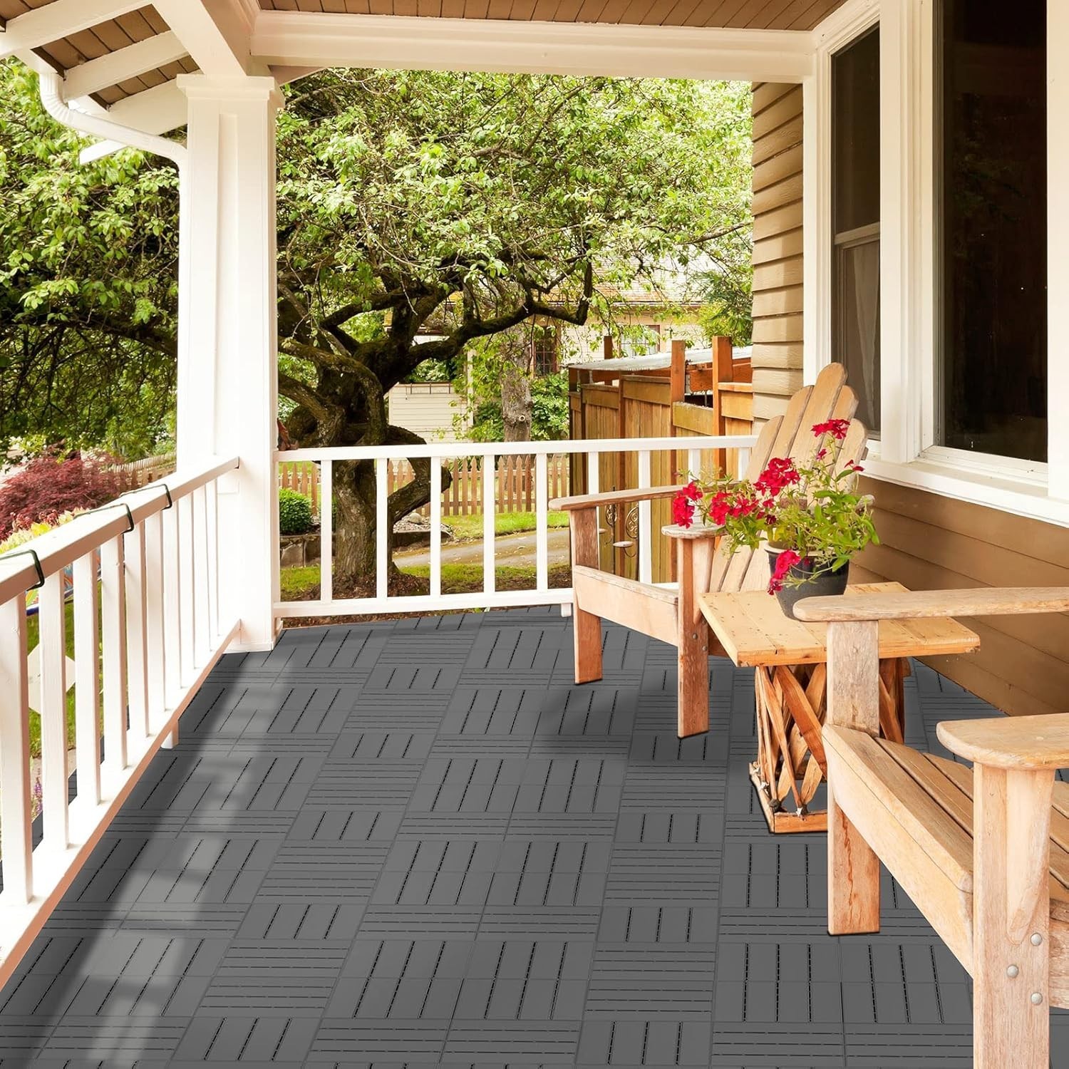 Lightweight Waterproof Interlocking Deck Tiles – Easy Outdoor Flooring Solution