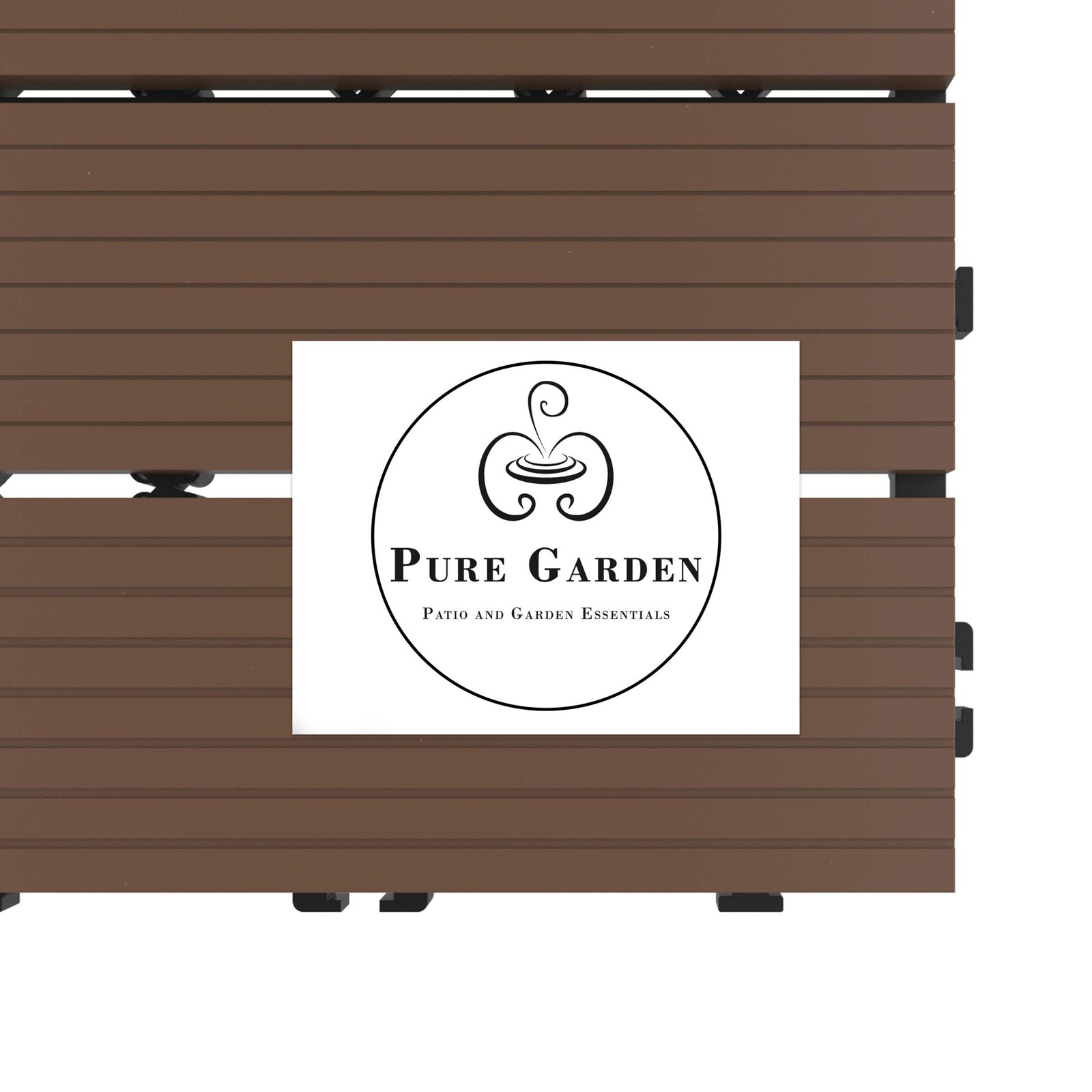 Interlocking Deck Tiles – 6-Pack Composite Outdoor Flooring for Patio, Balcony