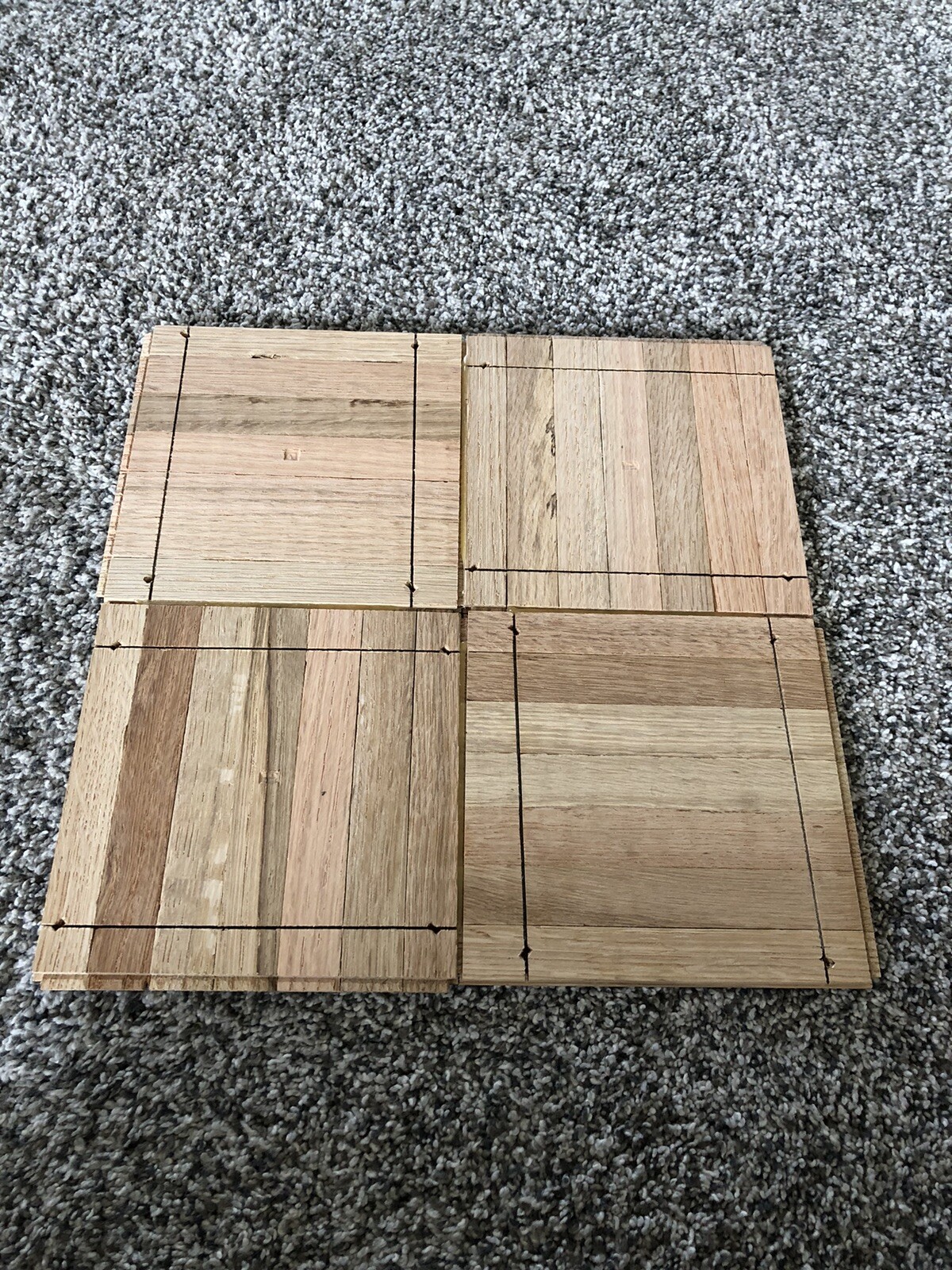 Armstrong Hardwood Parquet Cocoa Bean 12″x12″ Oak Dark Brown 25 SQ FT.