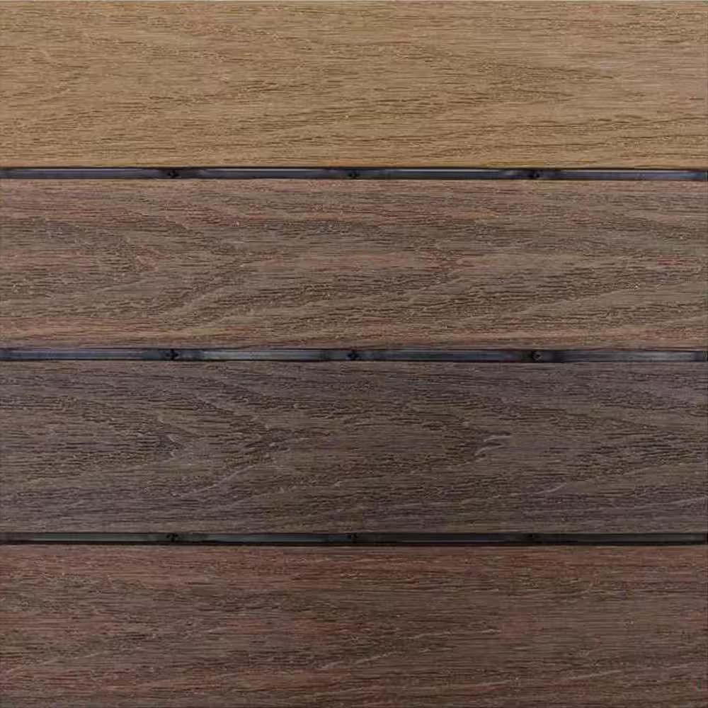 Ultrashield Naturale 1 Ft. X 1 Ft. Quick Deck Outdoor Composite Deck Tile in Mix