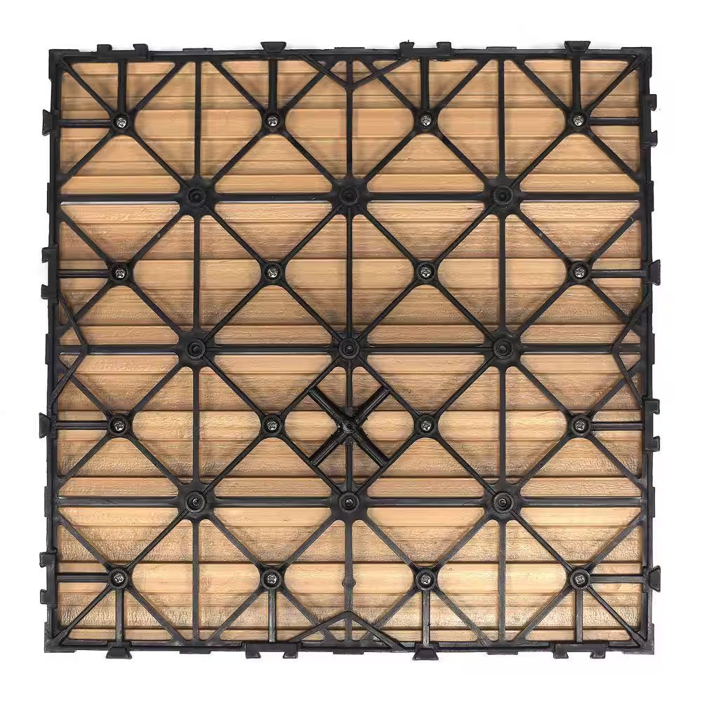 Ultrashield Naturale 1 Ft. X 1 Ft. Quick Deck Outdoor Composite Deck Tile in Can
