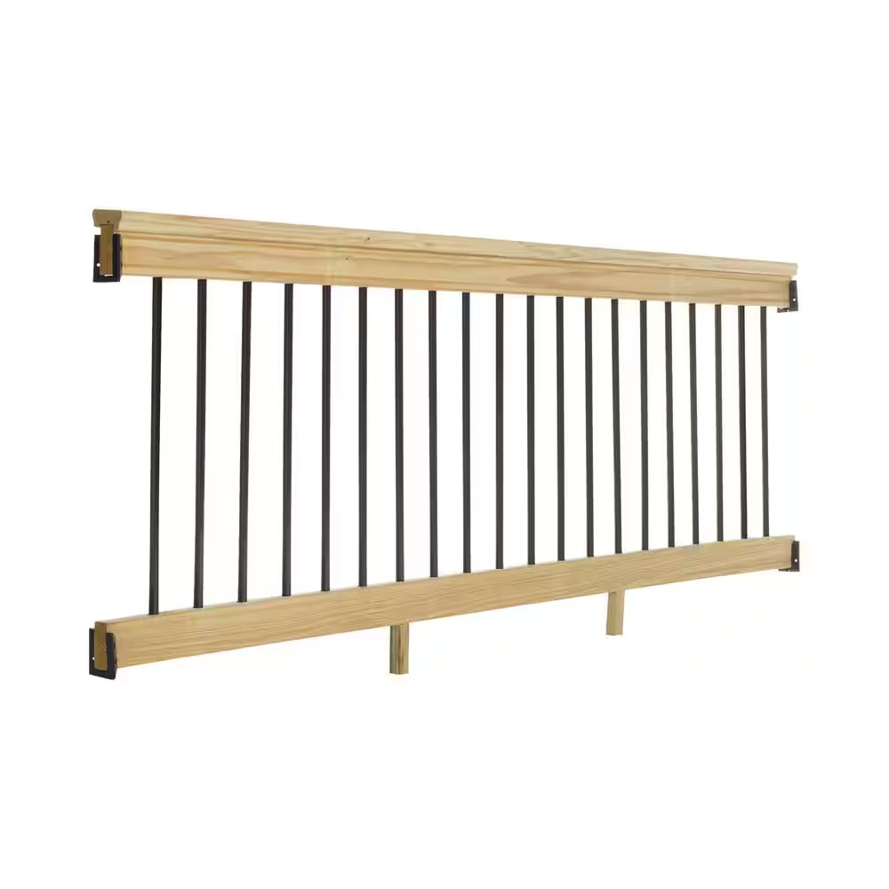33 In. H X 93 In. W Pressure-Treated Southern Yellow Pine Wood Horizontal Deck R