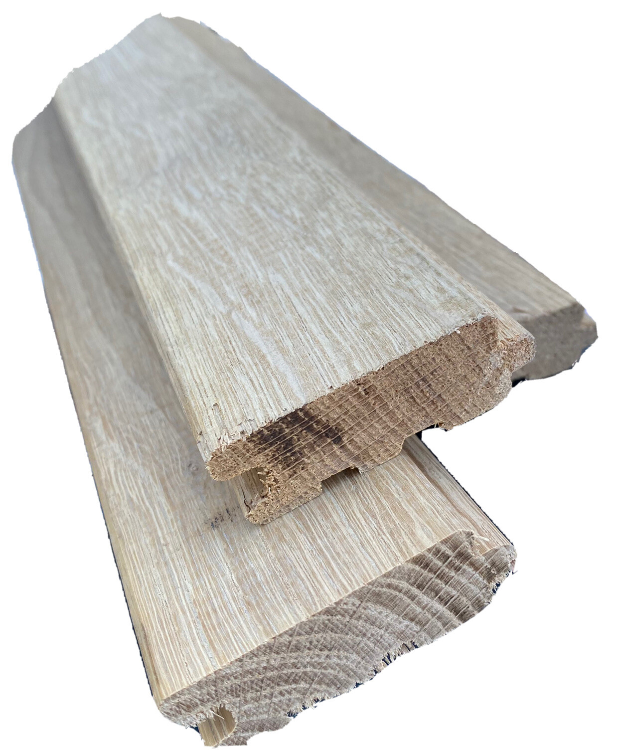 3/4 x 1 1/2” Face White Oak Unfinished Wood Plank Flooring #1/btr SAMPLE-3 SQFT