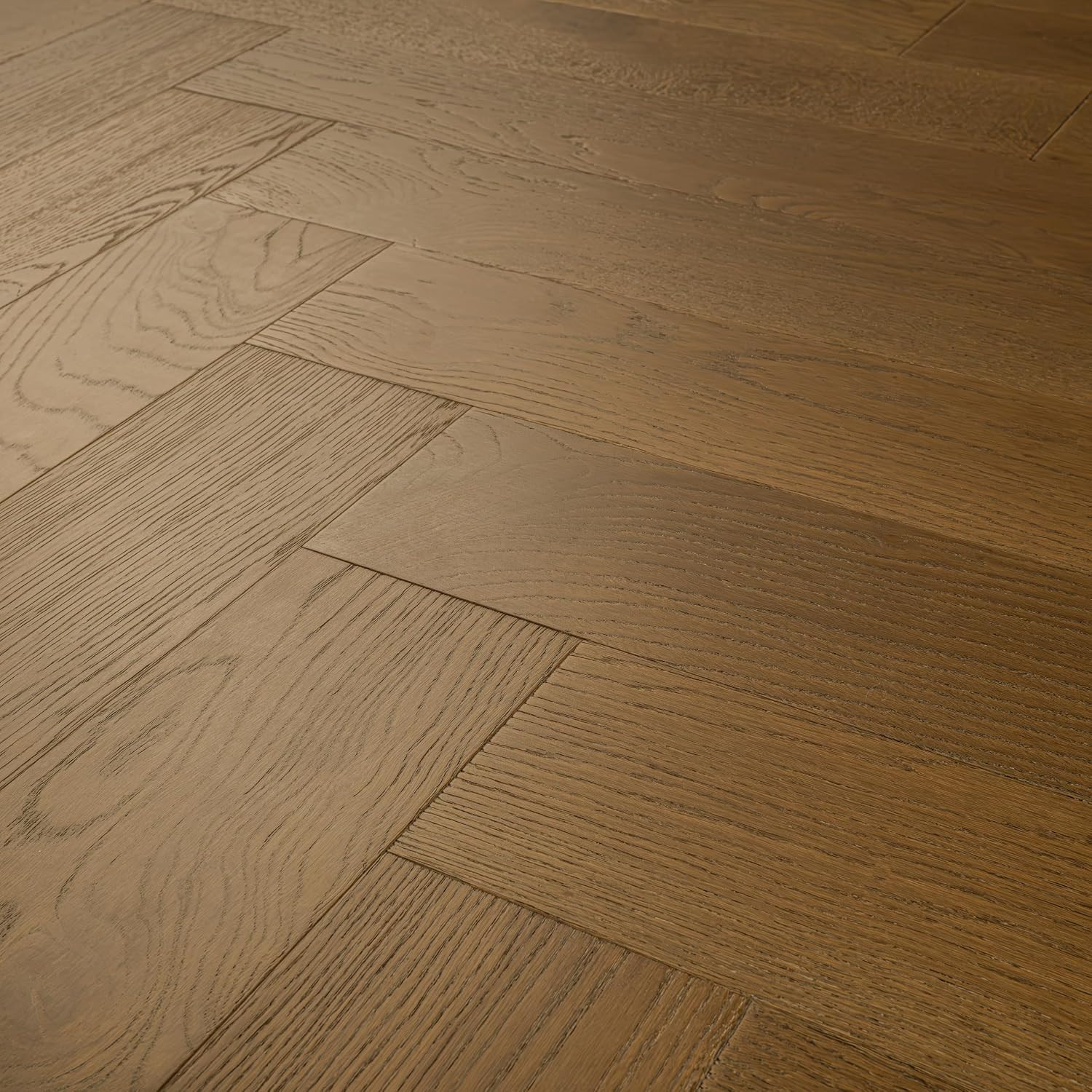 Sterlington Wellow Oak Herringbone Engineered Hardwood Flooring, 15.5 Sq. Ft.