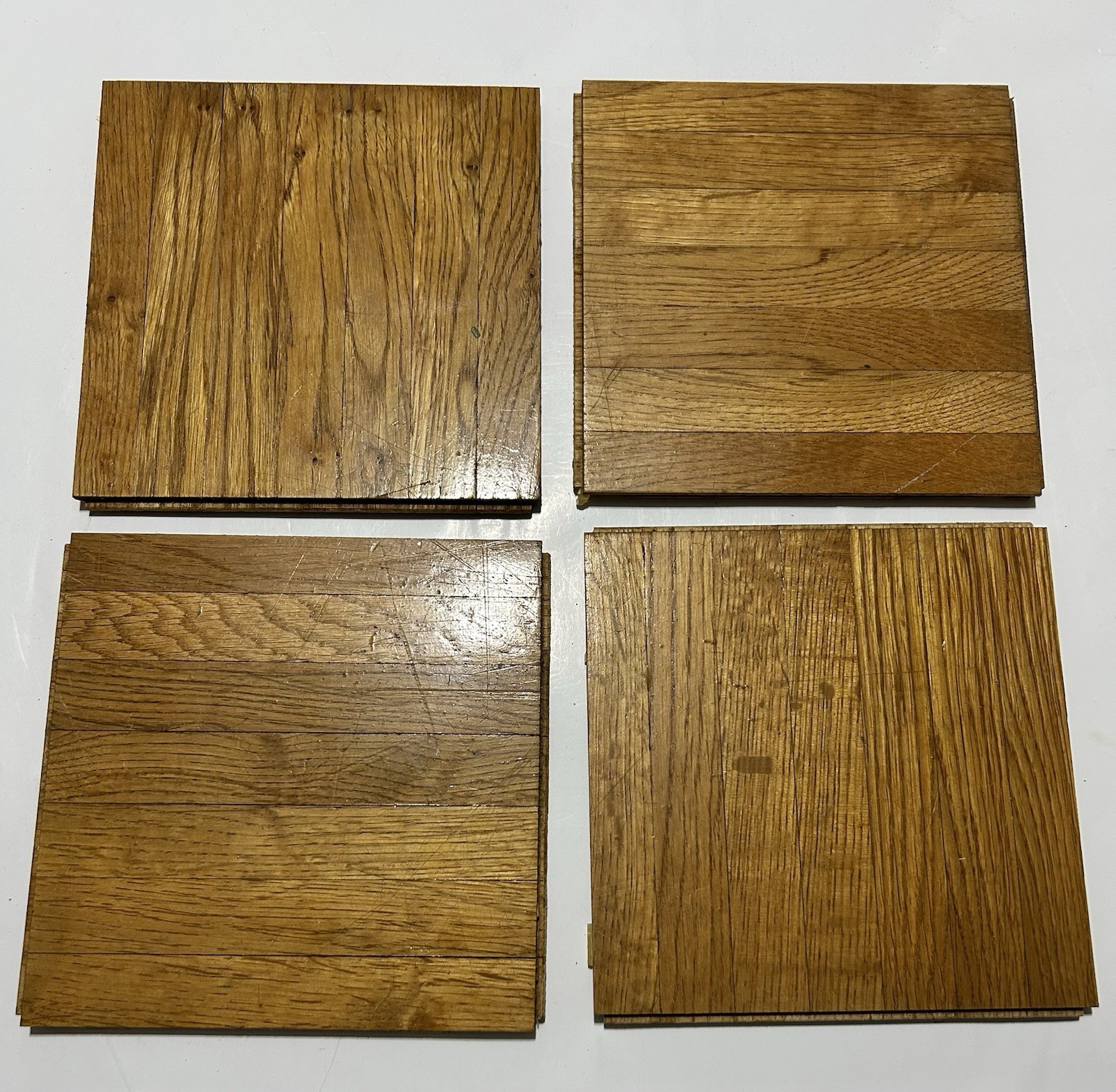 Oak Parquet Flooring 6x6x5/16: 20 Tiles (5 Sq Ft) Reclaimed Flooring SHIPS FREE
