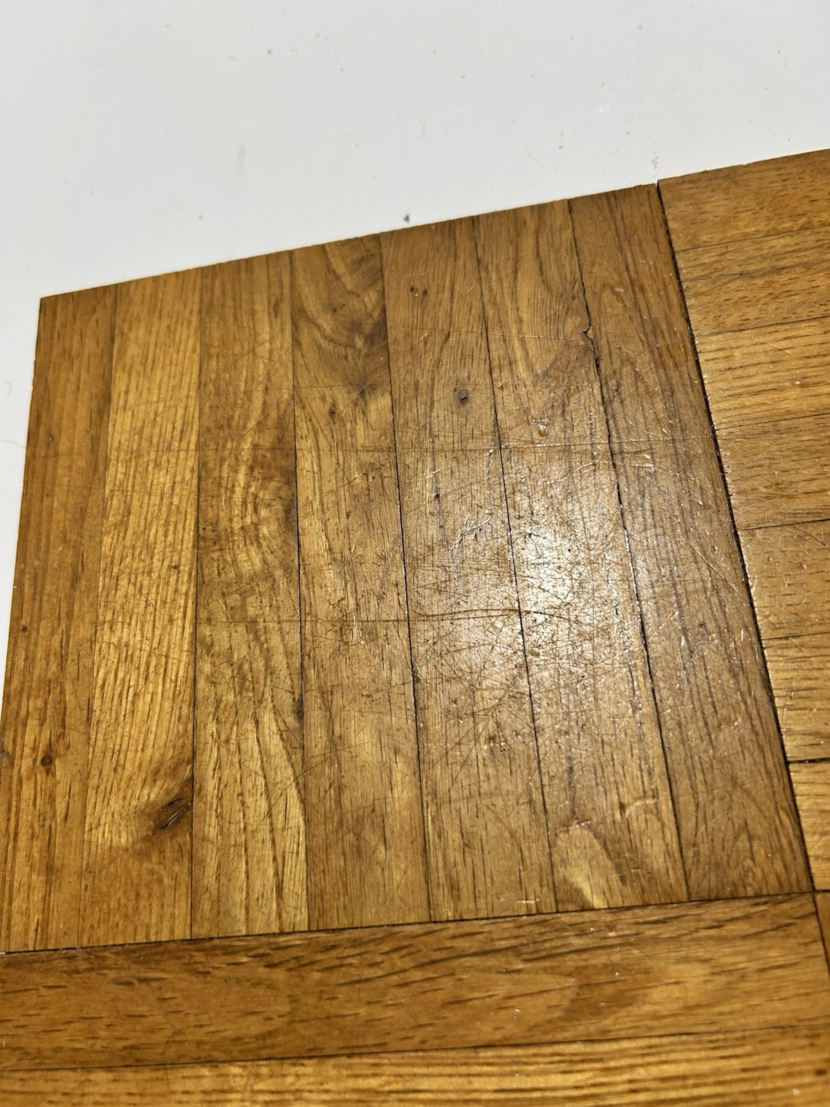 Solid Oak Parquet Flooring 6×6 20 Tiles 5 Sq Ft Reclaimed Hardwood Lot