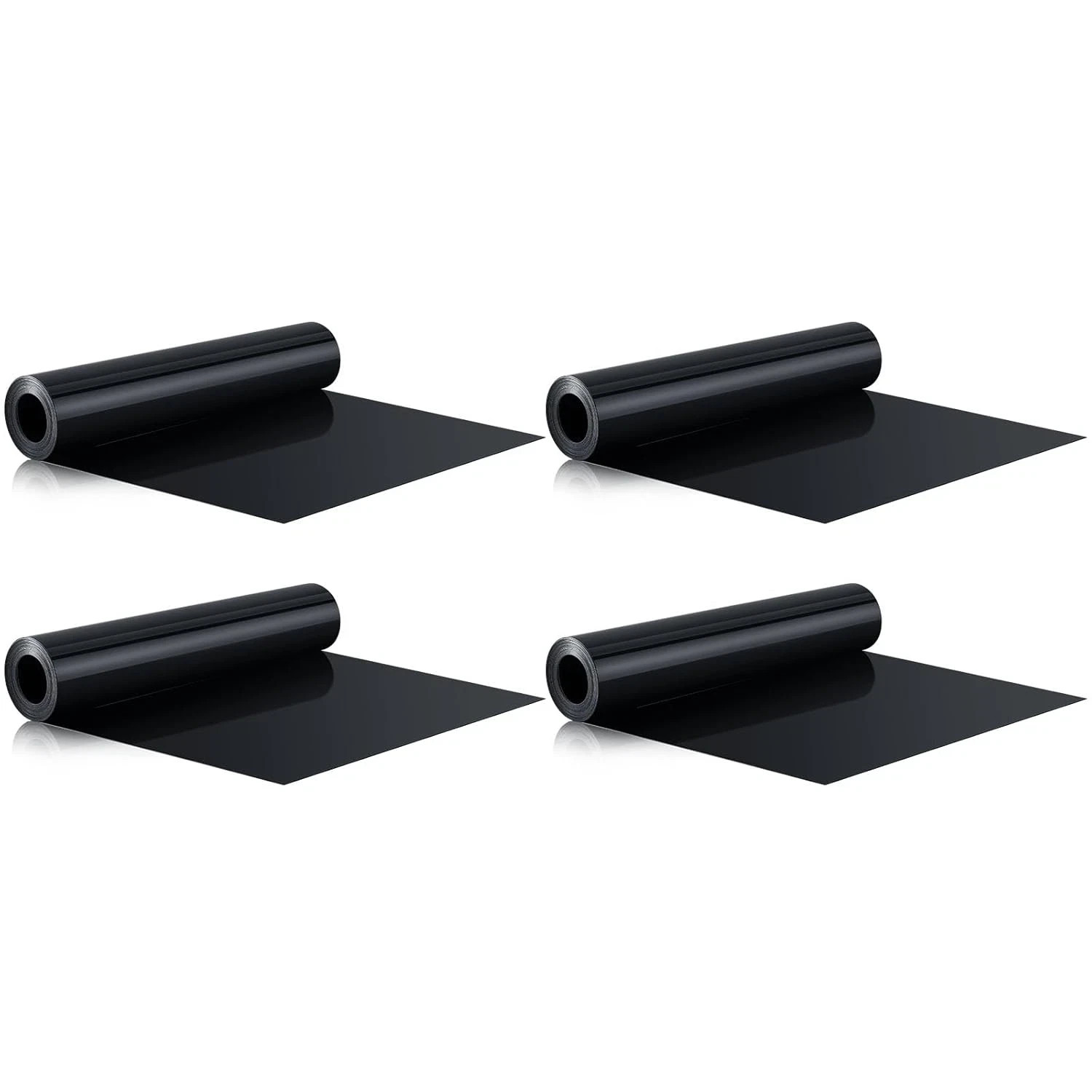 4 Rolls 16ft Black Under Deck Drainage System Waterproof Membrane Trough
