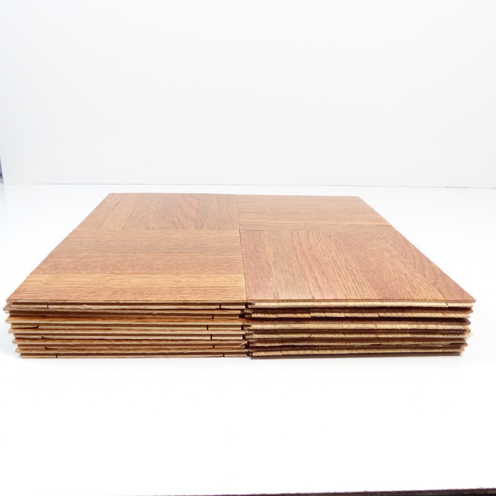 Bruce 6 sq ft (24 pcs ) 6x6x1/4 OAK PARQUET Flooring Tile L141 Natural Prefinish