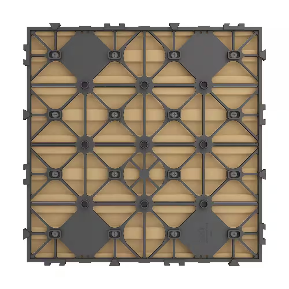 Ultrashield Naturale 1 Ft. X 1 Ft. Quick Deck Composite Outdoor Deck Tile in Aus