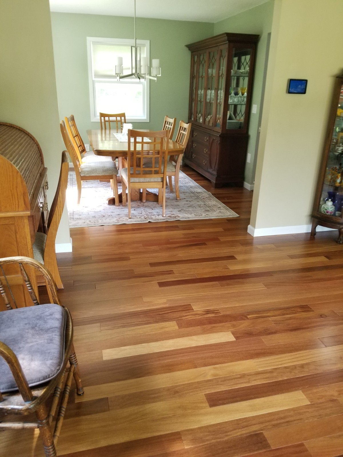 Solid Brazilian Teak Cumaru Natural Wood Hardwood Flooring Sample
