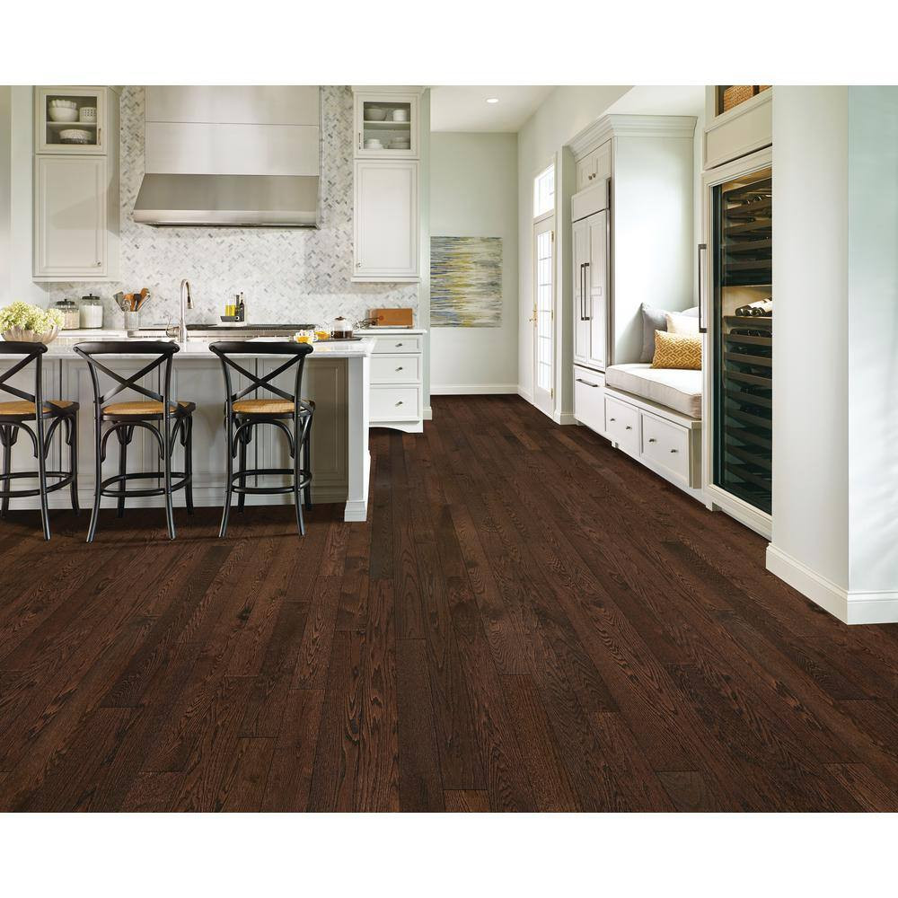 American Originals Barista Brown Oak 3/4 In. T X 5 In. W Smooth Solid Hardwood F