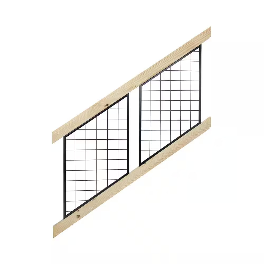 28 In. H X 72 In. W Pressure-Treated Southern Yellow Pine Wood Deck Stair Railin