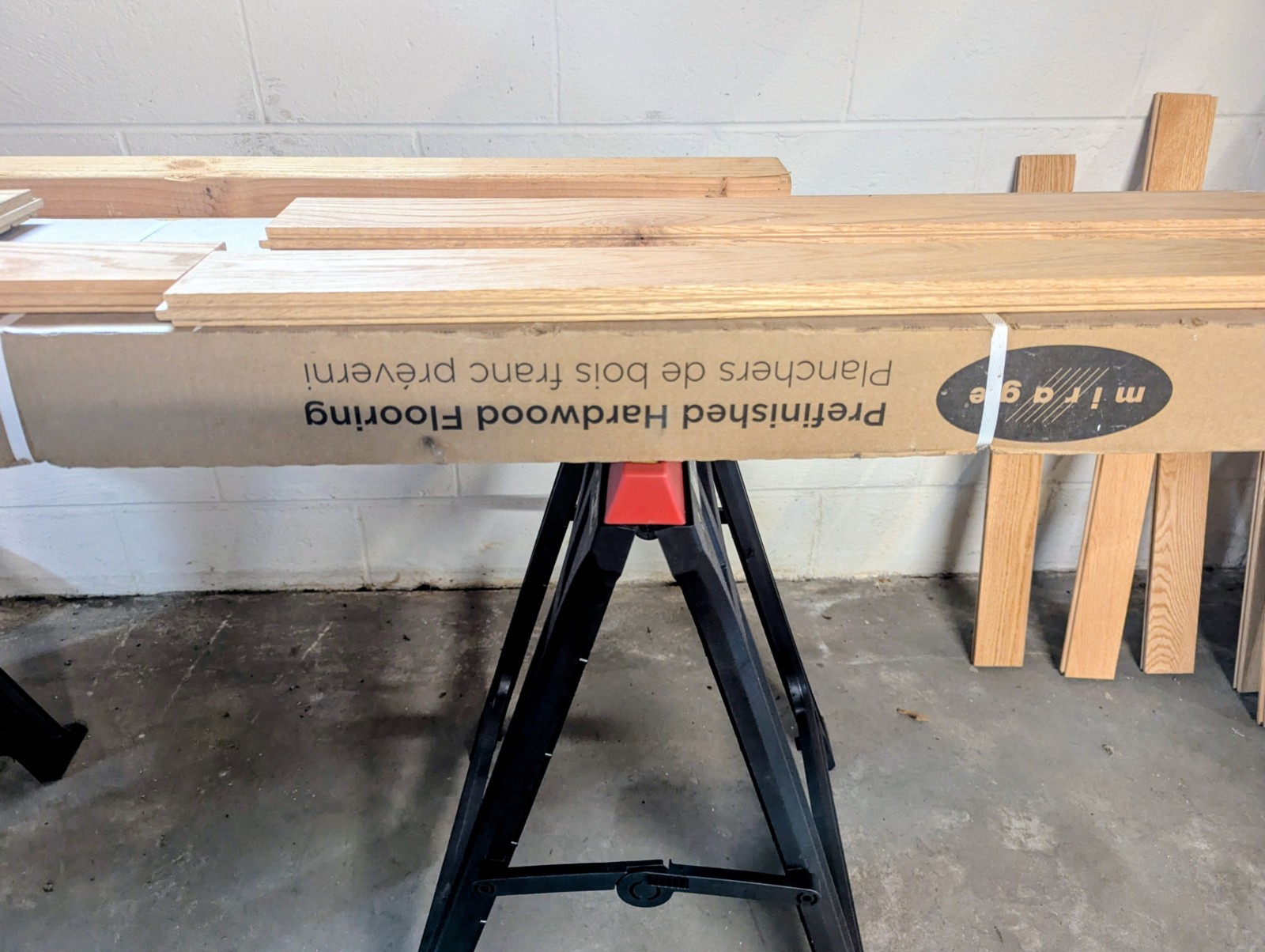 Solid Red Oak Hardwood Flooring – Prefinished – Approx 30–40 Sq Ft