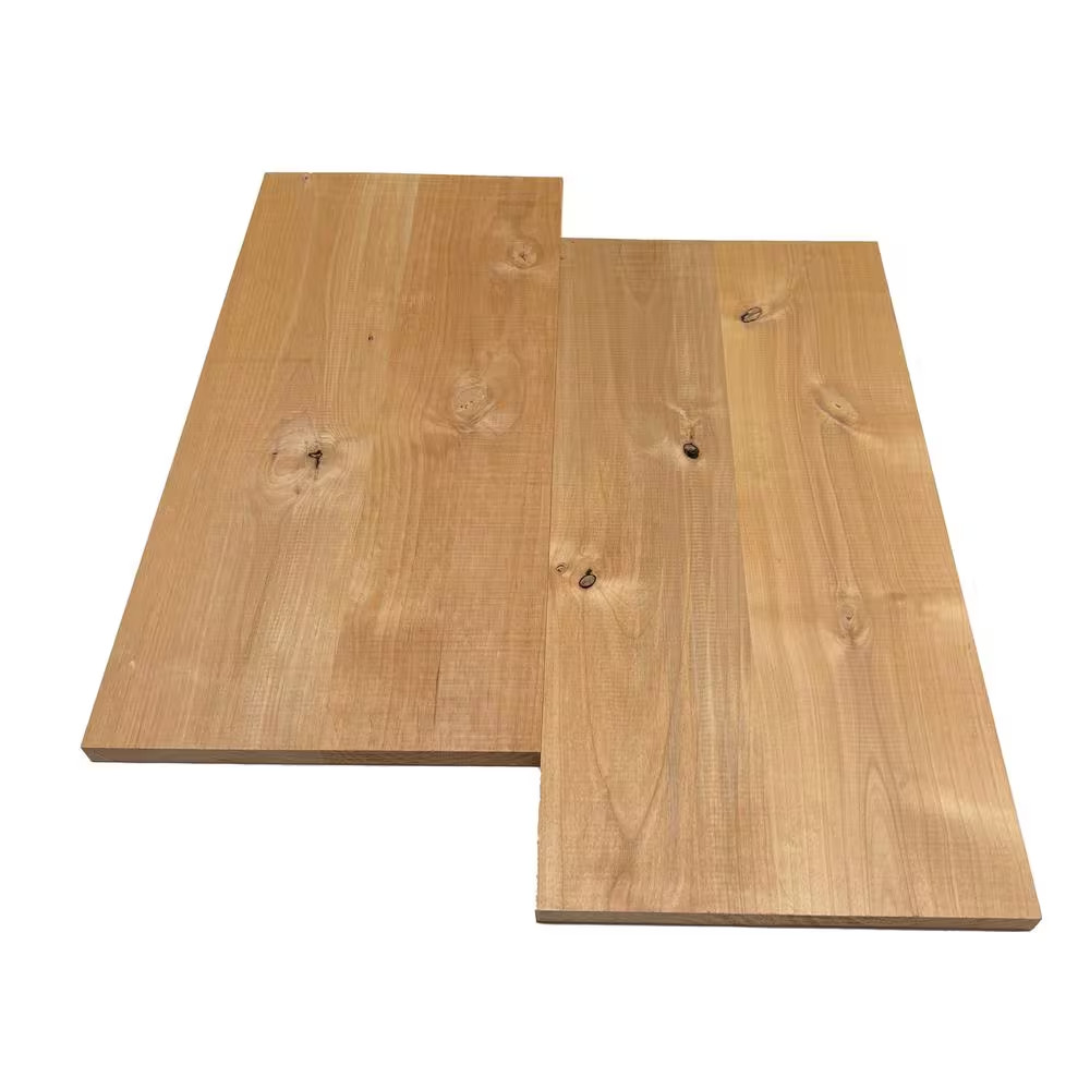 1 In. X 12 In. X 8 Ft. Knotty Alder S4S Board (2-Pack)