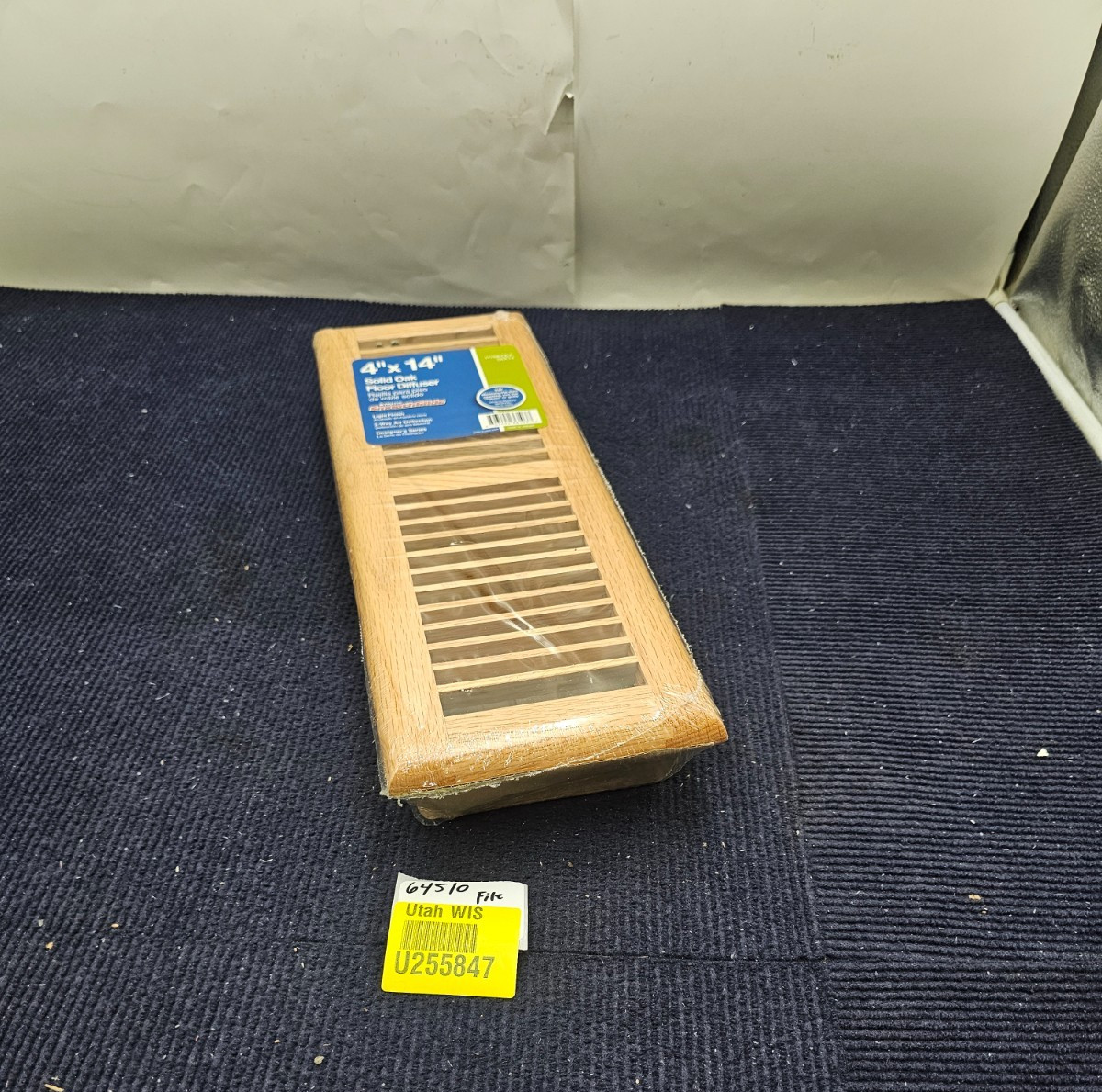 TRUAIRE H168-OLF SmoothGlide 4″ x 14″ Solid Oak Floor Diffuser – Light Finish