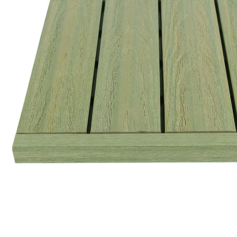 1/12 Ft. X 1 Ft. Quick Deck Composite Deck Tile Straight Trim in Irish Green (4-