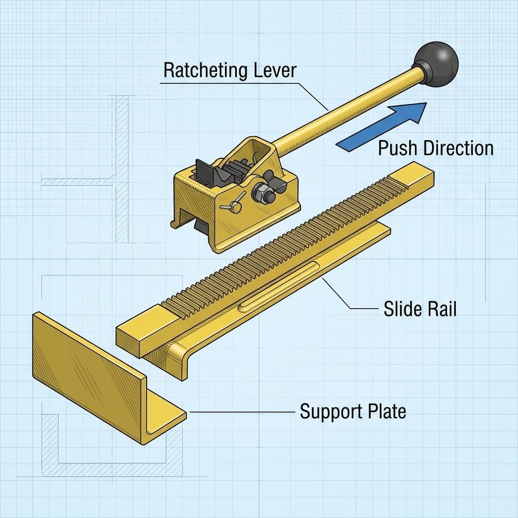 Hardwood Flooring Jack 2 Pack Flooring Jack & Positioning Tool Straighten