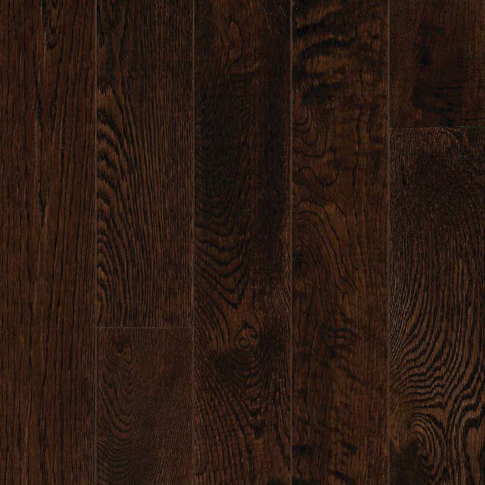 Plano Mocha Oak 3/4 In. T X 5 In. W Smooth Solid Hardwood Flooring (23.5 Sq.Ft./