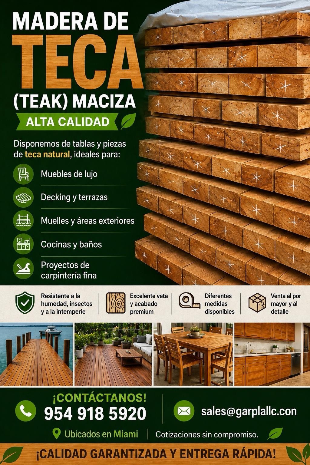 Solid Teak Wood Flooring – Brown Solid Wood, Smooth Finish Teak Species