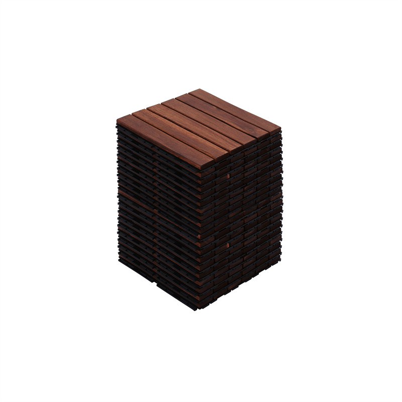 10/20/30PCS Interlocking Deck Tiles Wood Flooring Balcony Patio Paver 12″ *12″