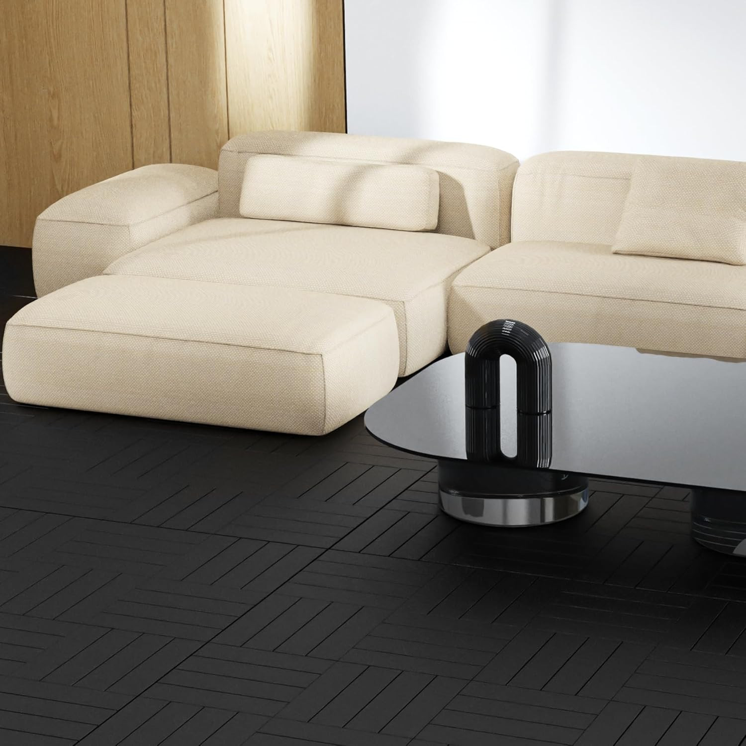 36PCS 12″x12″ Interlocking Deck Tiles – Waterproof Outdoor Flooring, Dark Grey