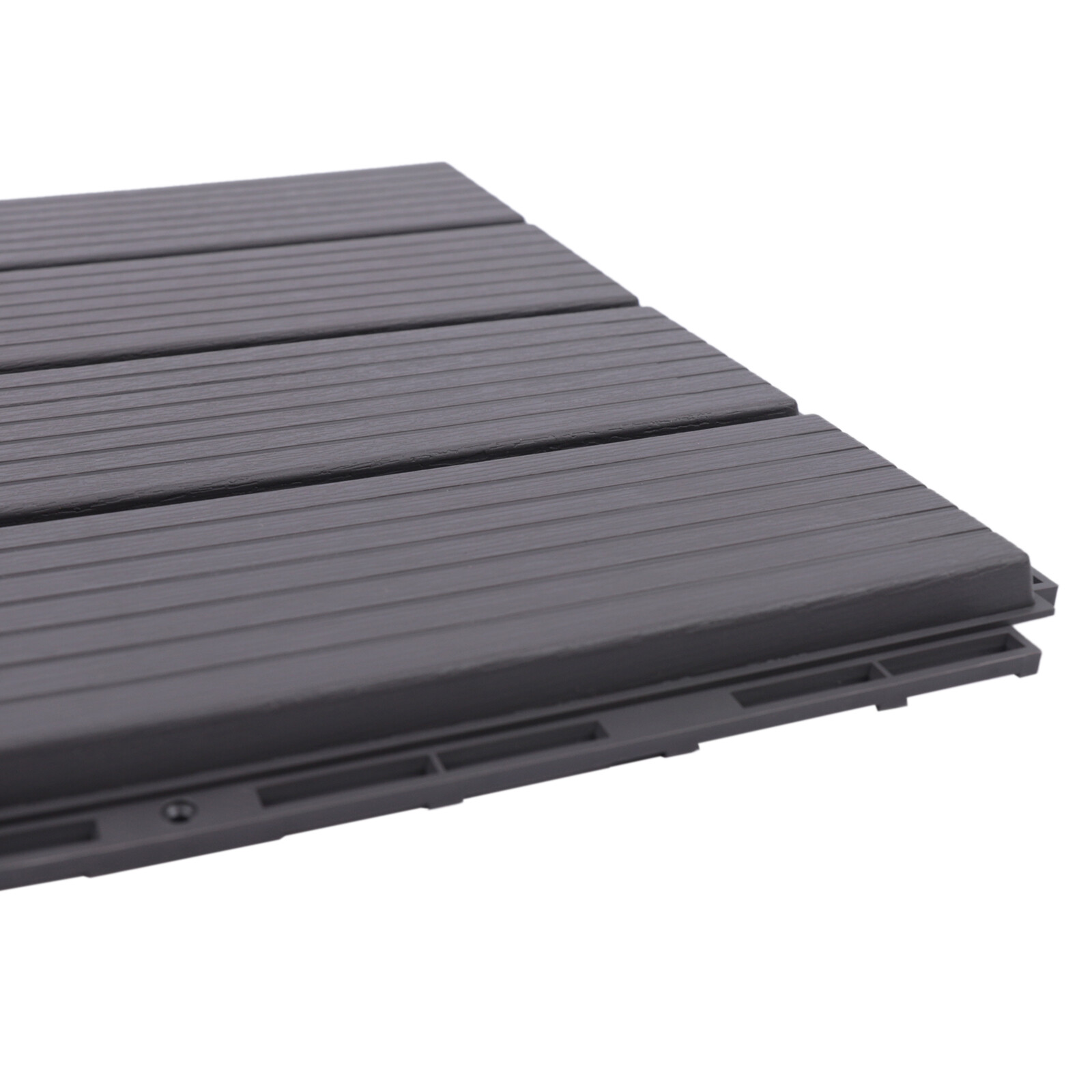 PP Plastic Composite Patio Deck Tiles Non-slip W/ Drainage System For Flooring