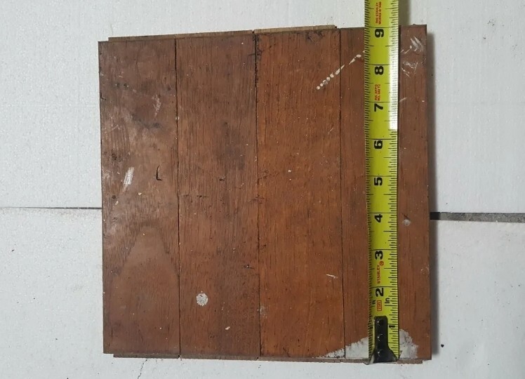 OAK Wood Parquet Flooring 9″ x 9″ x 3/4″ square … 18 square tile