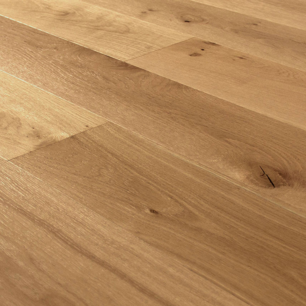 French Oak Flooring, 7 1/2″ x 5/8 Natural, Prefinished Engineered Wood, Sample