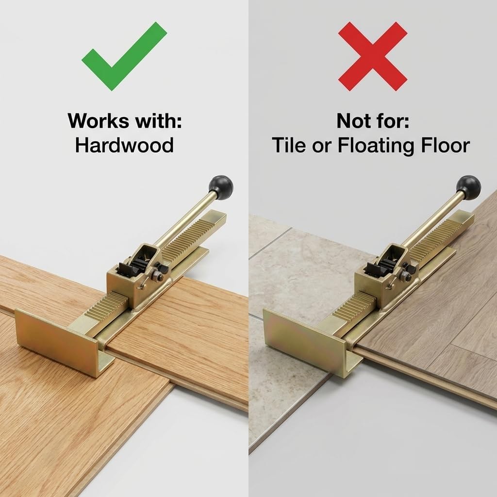 QWORK Hardwood Flooring Jack 2 Pack Flooring Positioning Tool