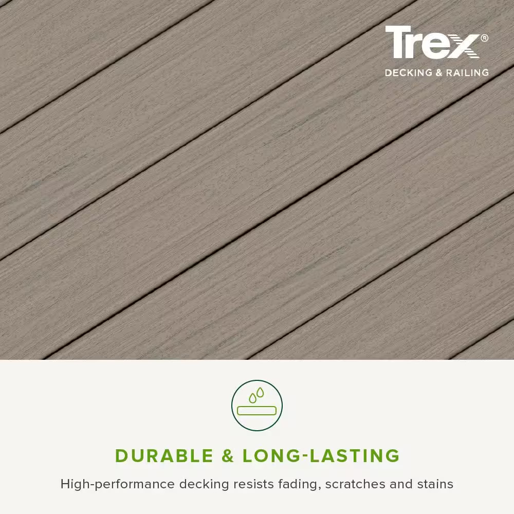 Enhance Naturals 1 In. X 6 In. X 16 Ft. Rocky Harbor Grooved Edge Composite Deck
