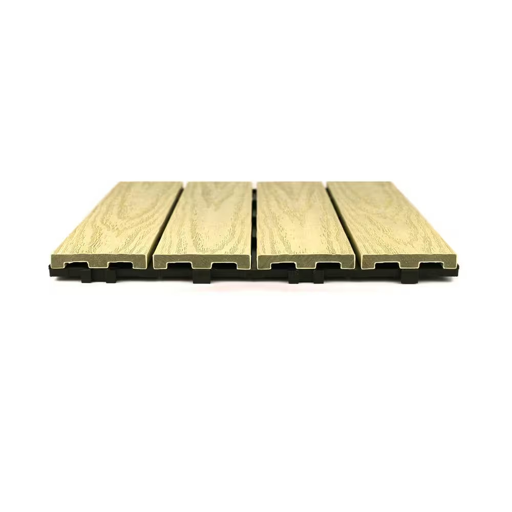 Ultrashield Naturale 1 Ft. X 1 Ft. Quick Deck Outdoor Composite Deck Tile in Sah