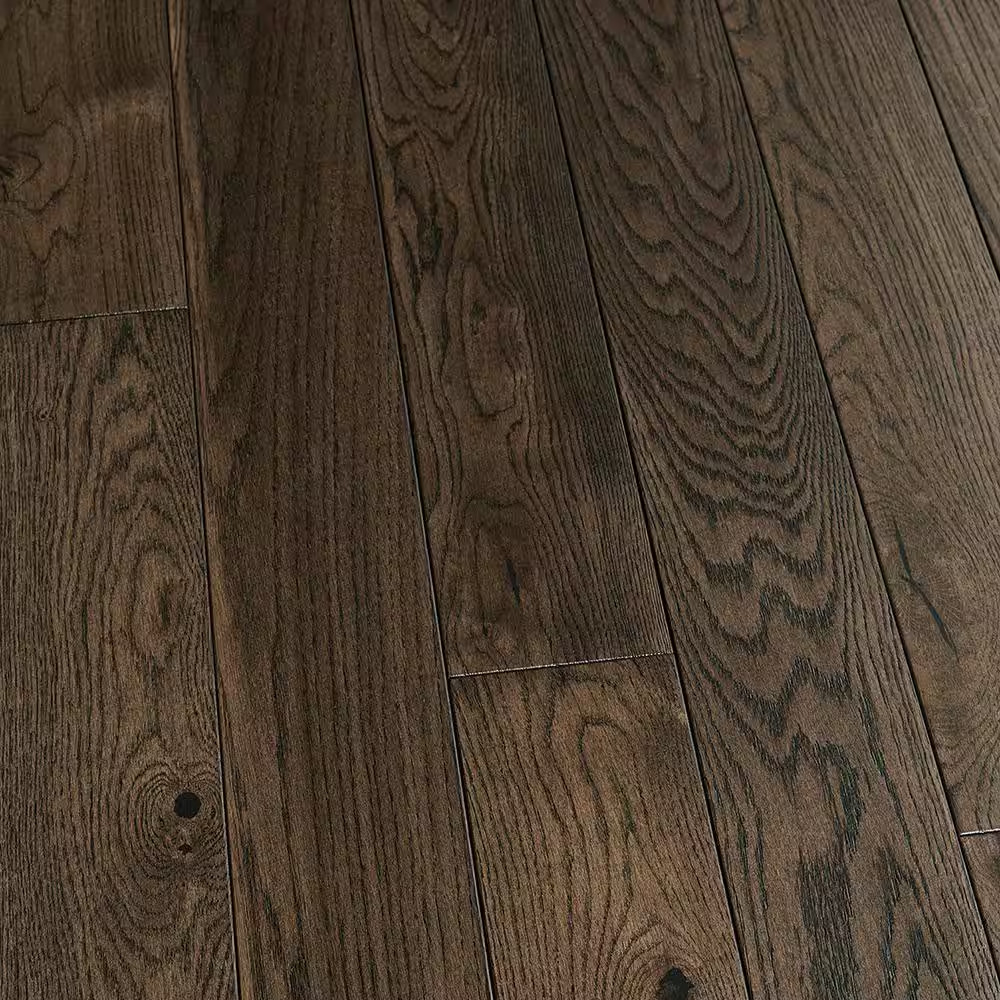 Boca Raton French Oak 3/4 In. T X 5 In. W Wire Brushed Solid Hardwood Flooring (