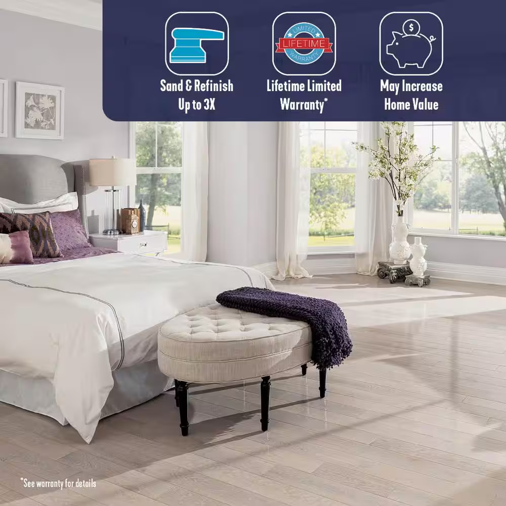 American Originals Tinted Tea Oak 3/4 In. T X 3-1/4 In. W Smooth Solid Hardwood