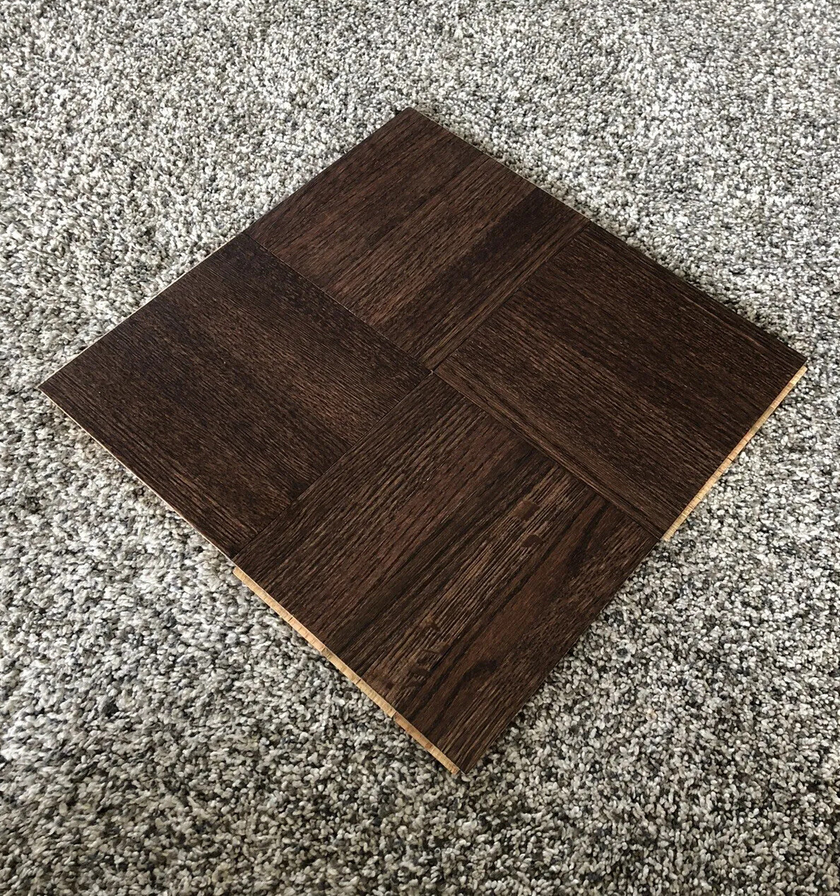 Armstrong Hardwood Parquet Cocoa Bean 12″x12″ Oak Dark Brown 25 SQ FT.
